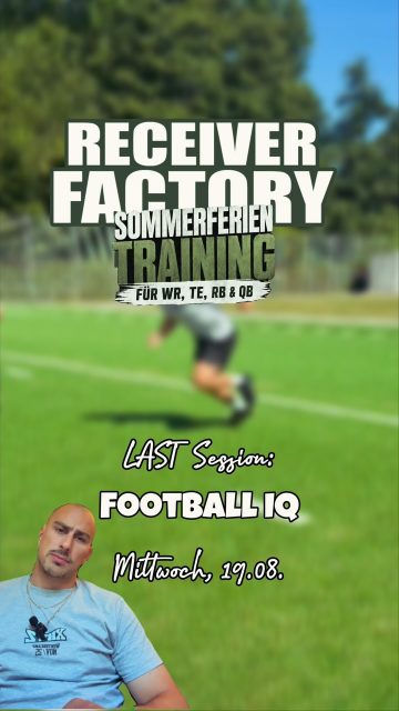 Recap 4/5 ☝🏽
Nächste Woche letztes Mal! 🚨
#receiverfactory #americanfootball #receiverfactory #fyp #viral